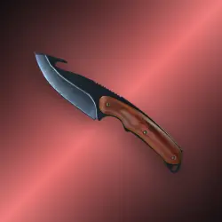 StatTrak Gut Knife | Blue Steel (Battle-Scarred)