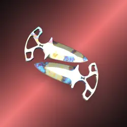 StatTrak Shadow Daggers | Case Hardened (Well-Worn)