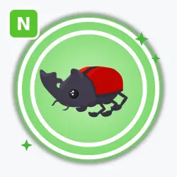 Rhino Beetle | Uncommon, Neon | Adopt Me!