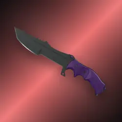 StatTrak Huntsman Knife | Ultraviolet (Well-Worn)