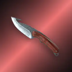StatTrak Gut Knife | Damascus Steel (Minimal Wear)