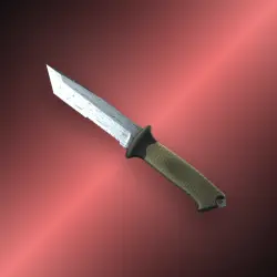 StatTrak Ursus Knife | Damascus Steel (Well-Worn)