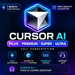 Cursor AI | SUBSCRIPTION | FOR YOUR ACCOUNT | 1 MONTH | NO CANCELLATIONS/REVOCATIONS