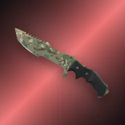 StatTrak Huntsman Knife | Forest DDPAT (Battle-Scarred)