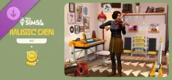 The Sims 4 Music Den Kit + 200 Moola steam dlc