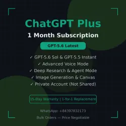ChatGPT Plus 1 month (15-day warranty)