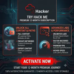 12 месяцев | Подписка TryHackMe | Официальная