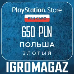 PlayStation Network Card 650 PLN (PL) Poland