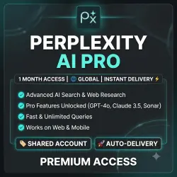 Perplexity AI Pro Подписка 1 месяц - Общий аккаунт (Global)