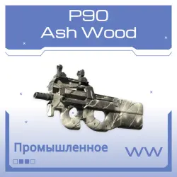 P90 | Ash Wood (Well-Worn)