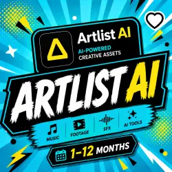 Artlist AI 1–12 Месяцев | ПОЛНАЯ