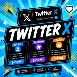 Twitter X Basic / Premium / Plus 1–12 Месяцев | ПОЛНАЯ