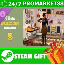 ALL COUNTRIES The Sims 4 Music Den Kit + 200 Moola