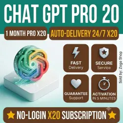 ChatGPT Pro x20 | 1 Month | on your account | 20x MORE LIMITS | SUBSCRIPTION