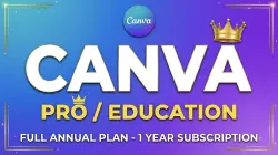 Canva Pro / Education 1 Year | All AI Templates & Tools | Works Worldwide