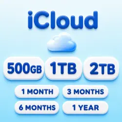Apple iCloud+ 500GB / 1TB / 2TB | 1-12 Months | Your Apple ID | No Login