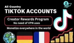 Премиальные монетизируемые аккаунты TikTok (США, Великобритания, Германия)