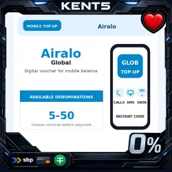 Airalo Voucher • Глобал (GLOBAL)