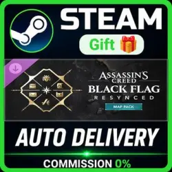 Assassin's Creed Black Flag Resynced - MAP PACK Steam PC Gift AUTO DELIVERY DLC