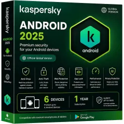 Kaspersky Android Security Ключ - Активация онлайн - 6 Устройств 1 Год Global