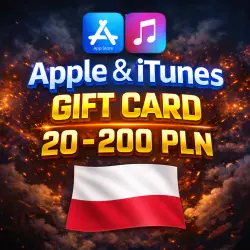 ПОДАРОЧНАЯ КАРТА APPLE ITUNES ПОЛЬША / 20-200 PLN / GIFT CA… — App Store и Apple ID, лот №256813
