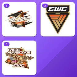 PUBG: BATTLEGROUNDS Twitch Drops (3 items) — EWC Rise Above Spray, EWC 2026 Emblem