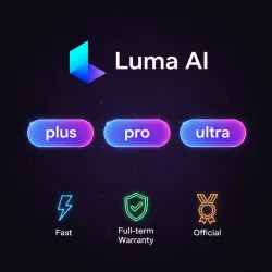 Luma AI Plus/Pro/Ultra 1/12M Upgrade Subscription | Warranty +