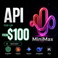 MiniMax / ChatGPT / Claude APIs & more Account top-up + image generation Dashboard