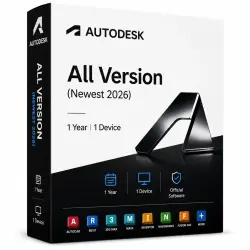 Autodesk Все версии (Новейшая 2026) - Доступ к личному аккаунту - 1 Год Global