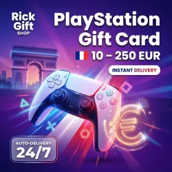 [AUTO 24/7] Gift Card PlayStation France 10-250 EUR PSN Voucher FR
