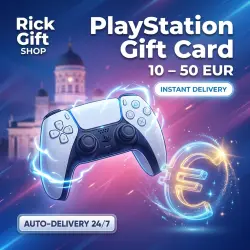 [AUTO 24/7] Gift Card PlayStation PSN Finland 10-50 EUR Voucher