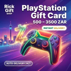 [AUTO 24/7] Gift Card PlayStation 500-3500 ZAR Code PSN South Africa