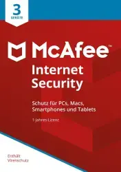 McAfee Internet Security Ключ - Безлимитные Устройства / 1 Год - Global