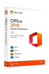 Microsoft Office 2019 Home & Business Key - Online Activation - 1 PC Global
