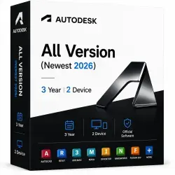 Autodesk All Versions (Newest 2026) - Personal Account Access - 3 Years 2 Global Devices