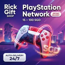 [AUTO 24/7] PlayStation Network Gift Card 15-100 SGD Singapore
