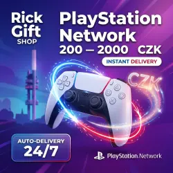 [AUTO 24/7] PlayStation Store Gift Card 200–5000 CZK | Czech