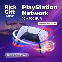 [AUTO 24/7] PlayStation Store Gift Card 10-100 EUR SLOVAKIA