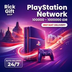 [AUTO 24/7] PlayStation Network PSN Gift Card 100K-1M IDR INDONESIA