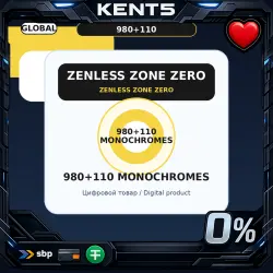Zenless Zone Zero: 980 + 110 Monochromes • Global (GLOBAL)