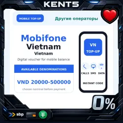 Mobifone Vietnam VN Top-Up Voucher VND