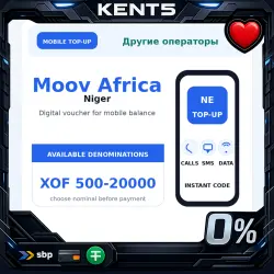 Moov Africa NE Top-Up Voucher XOF