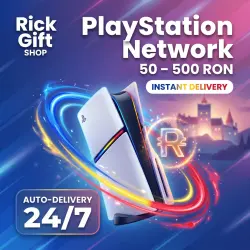 [AUTO 24/7] PlayStation Network Card 50-1000 RON Romania