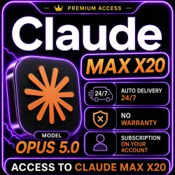 24/7 𝐂𝐋𝐀𝐔𝐃𝐄 𝐌𝐀𝐗 ×20 I WILL ACTIVATE THE SUBSCRIPTION ON YOUR ACCOUNT NO WARRANT