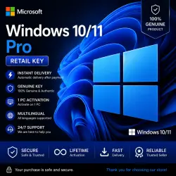 Windows 10/11 Professional Retail Key