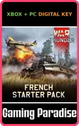 War Thunder - French Starter Pack Xbox Series X|S + One + PC (Microsoft Store) Key