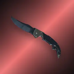StatTrak Falchion Knife | Blue Steel (Factory New)