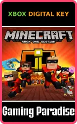 Minecraft The Incredibles Skin Pack Xbox Series X|S + One Key