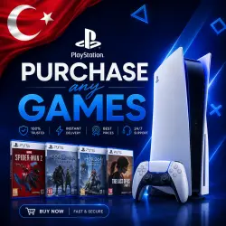 PSN Turkey Region – Buy Any Game + Wallet Funds + PlayStation Plus |