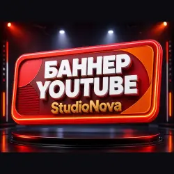 ШАПКА / БАННЕР YouTube НА ЗАКАЗ StudioNova